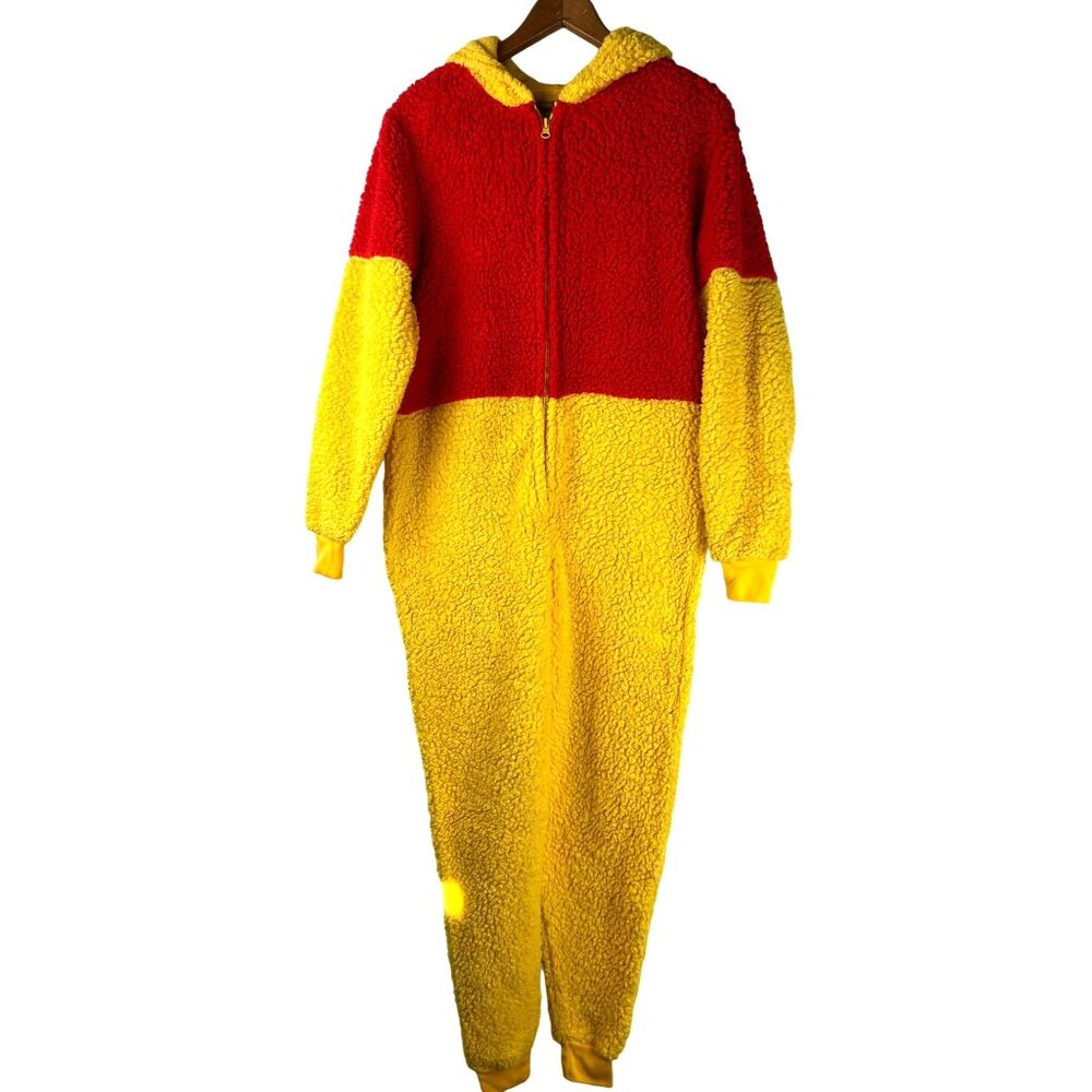 Disney Winnie the Poo Onesie Hooded Pajama, Size Child's Small